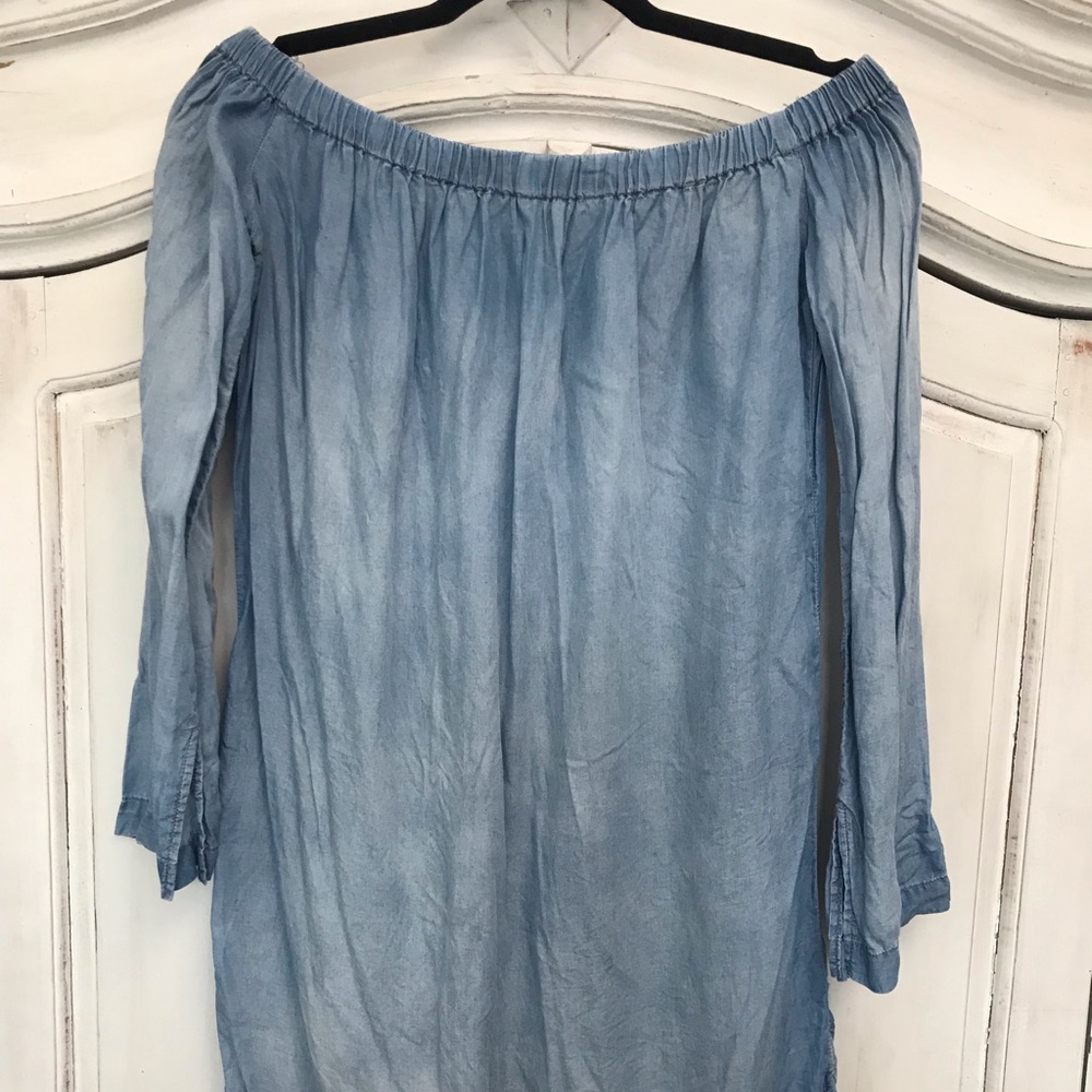 Cloth & Stone tencel off the shoulder tunic